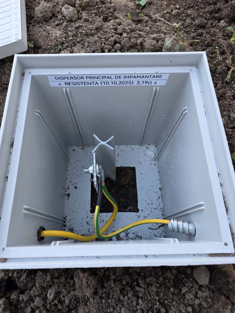 instalație electrică cu împământare verificată și măsurată pentru siguranță maximă
